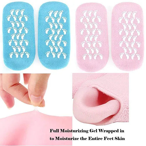 Silicone Gel Moisturizing Ultra Soft Spa Socks