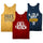 Men's Printed Sando Tanks For Men's, Pack of 3 (Get Ready)