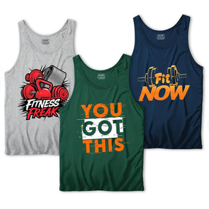 Men's Printed Sando Tanks For Men's, Pack of 3