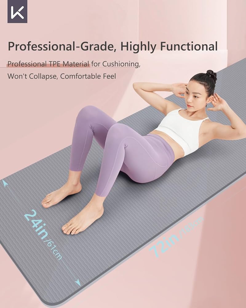 Yoga Mat Non-slip Exercise Gym Flooring Mat Premium Quality